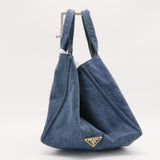 Denim Canapa Logo satchel