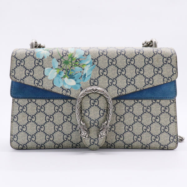 Dionysus Handbag Blooms Print GG Coated Canvas Small