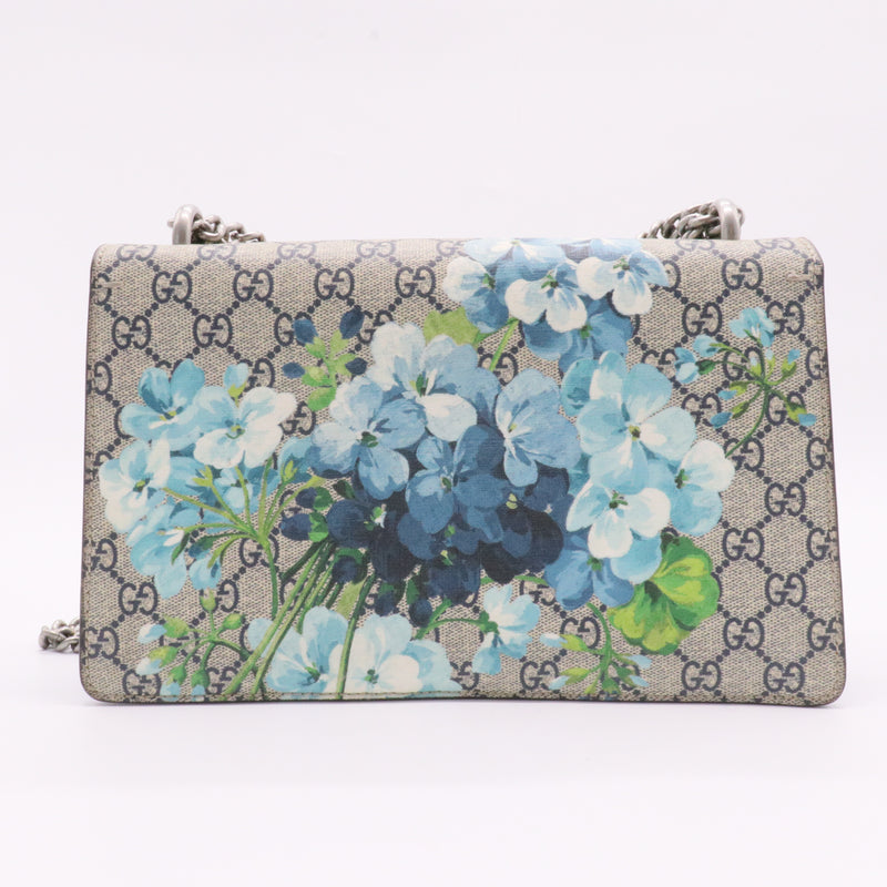 Dionysus Handbag Blooms Print GG Coated Canvas Small