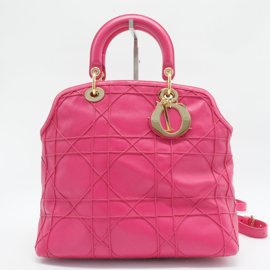 Granville Satchel Cannage Quilt Leather Medium