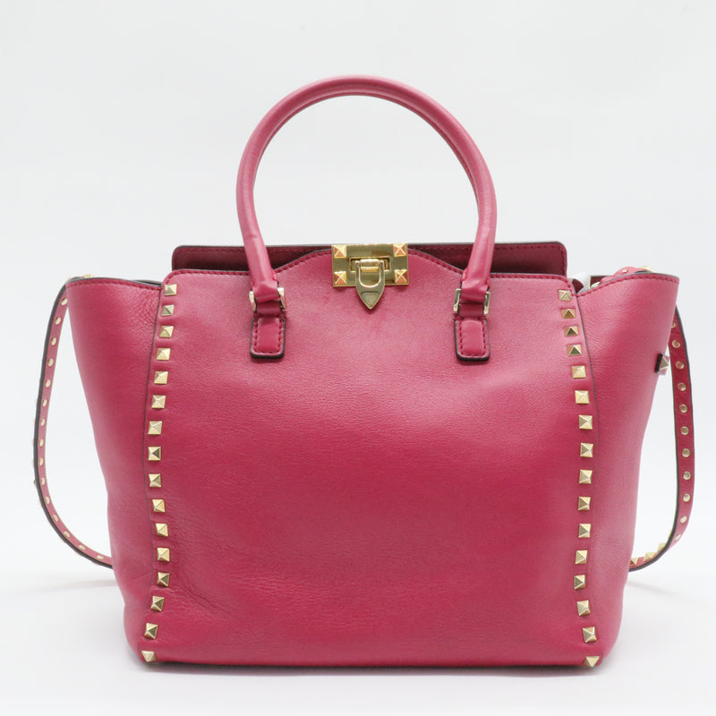 Rockstud Tote Rigid Leather Medium