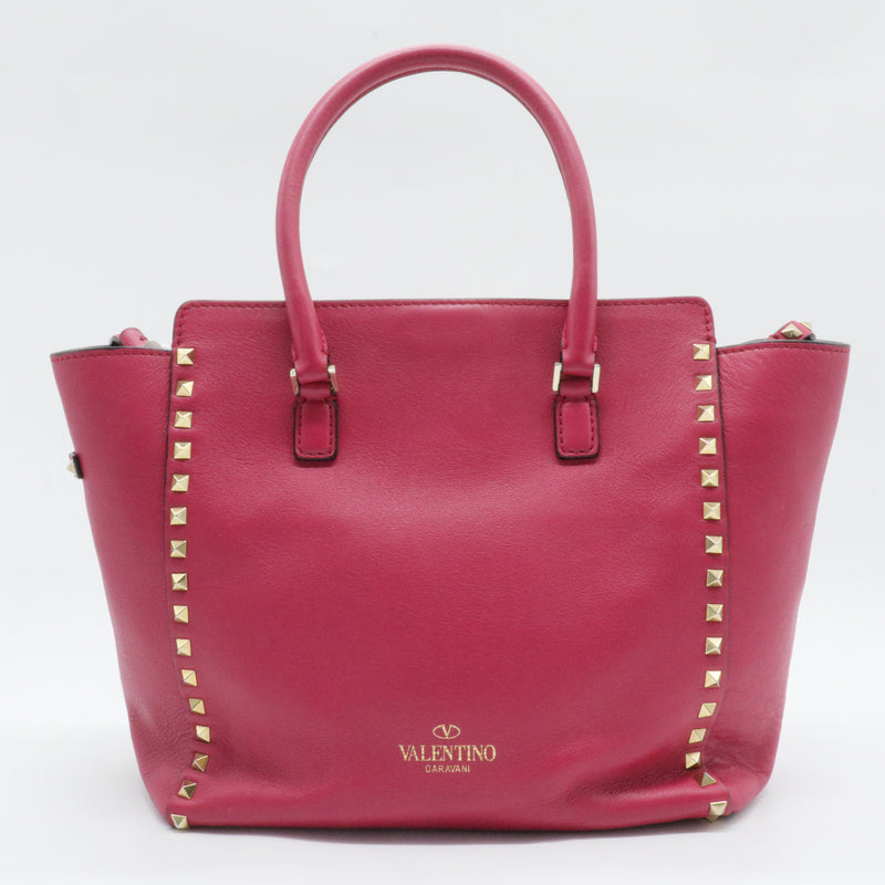 Rockstud Tote Rigid Leather Medium