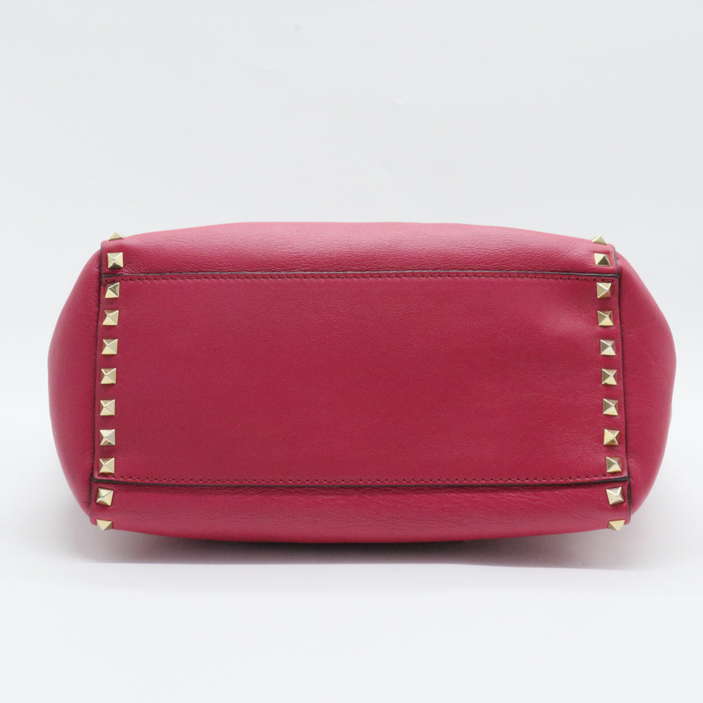 Rockstud Tote Rigid Leather Medium