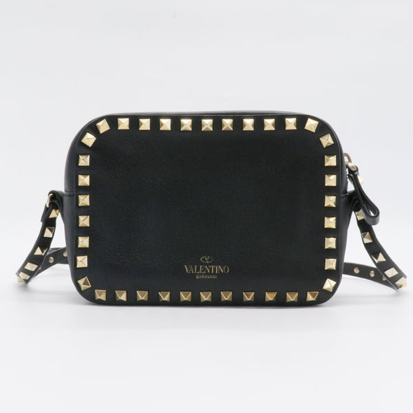 Rockstud Camera Crossbody Bag Leather