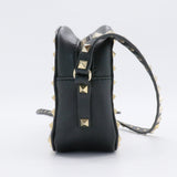 Rockstud Camera Crossbody Bag Leather