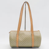 Macadam-pattern handbag