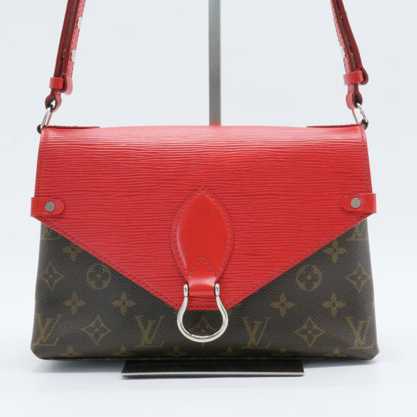 Saint Michel Handbag Monogram Canvas and Epi Leather