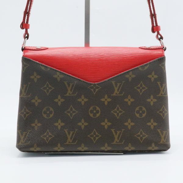 Saint Michel Handbag Monogram Canvas and Epi Leather