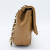 Surpique CC Flap Bag Chevron Lambskin Jumbo