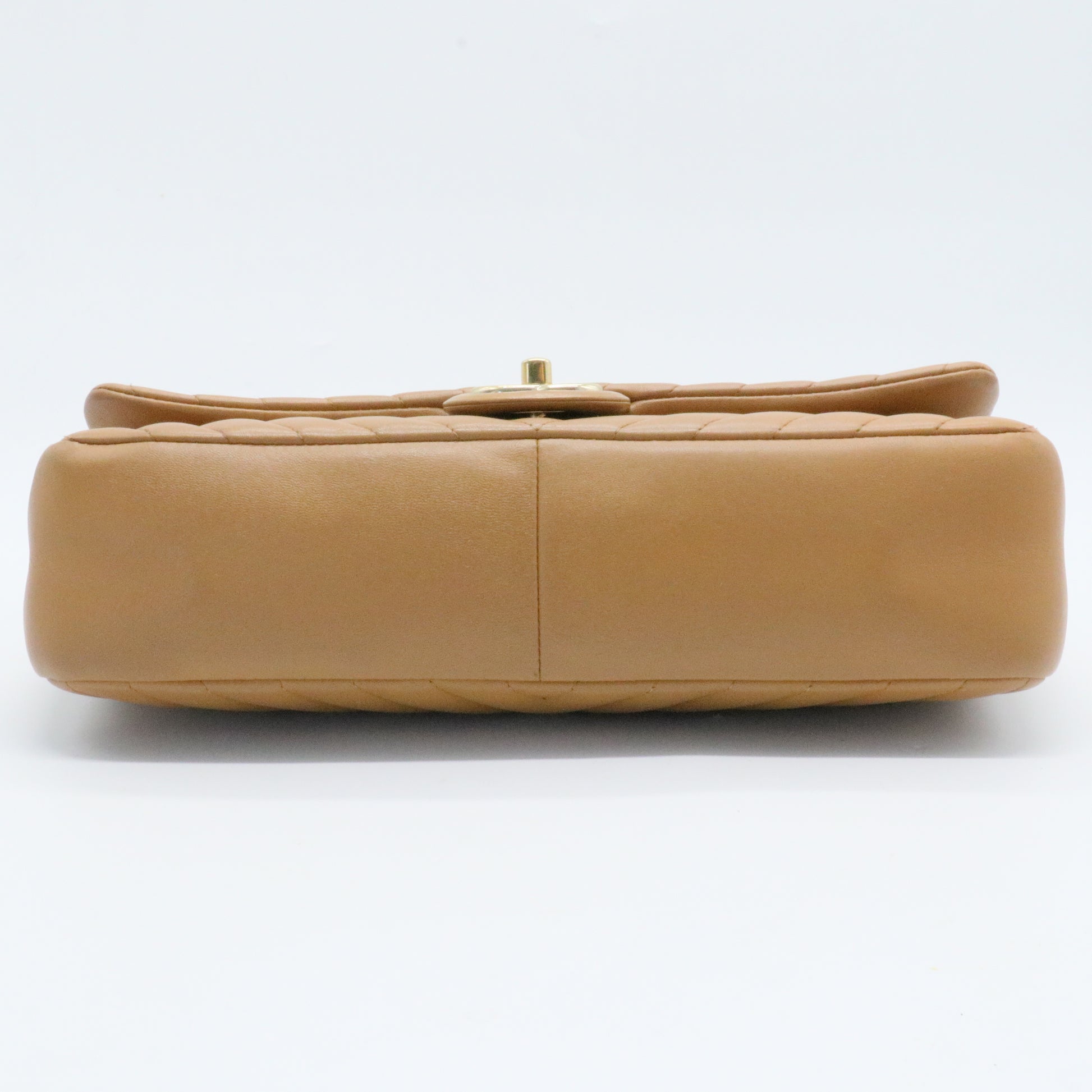 Surpique CC Flap Bag Chevron Lambskin Jumbo