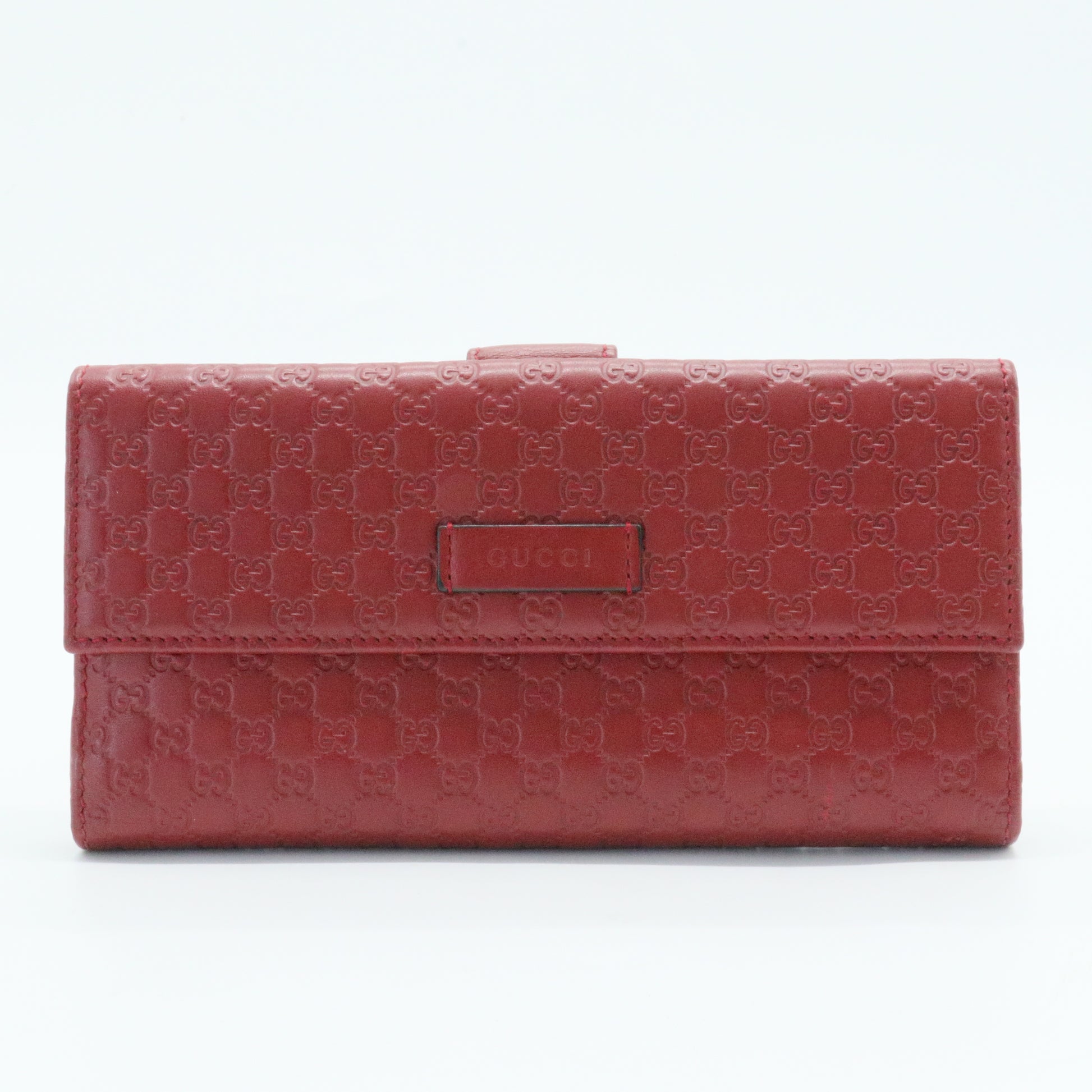 Microguccissima Continental Flap Wallet
