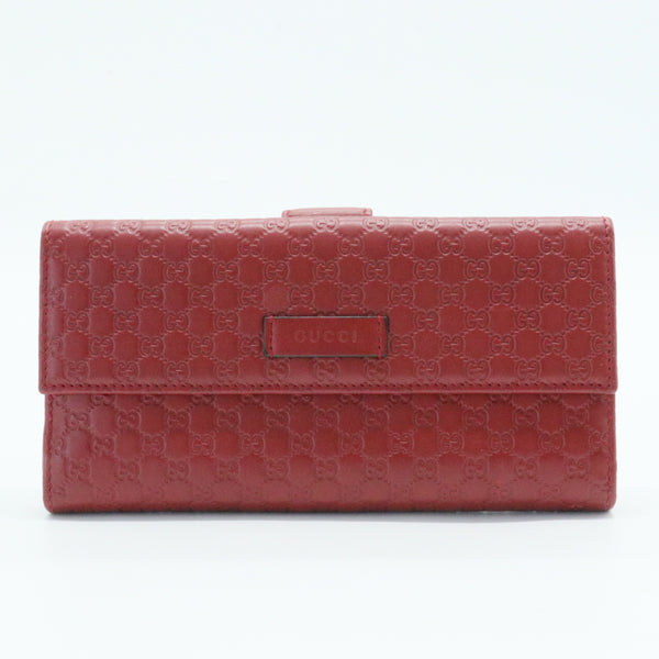 Microguccissima Continental Flap Wallet