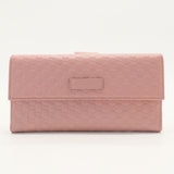 Microguccissima Continental Flap Wallet Soft Pink