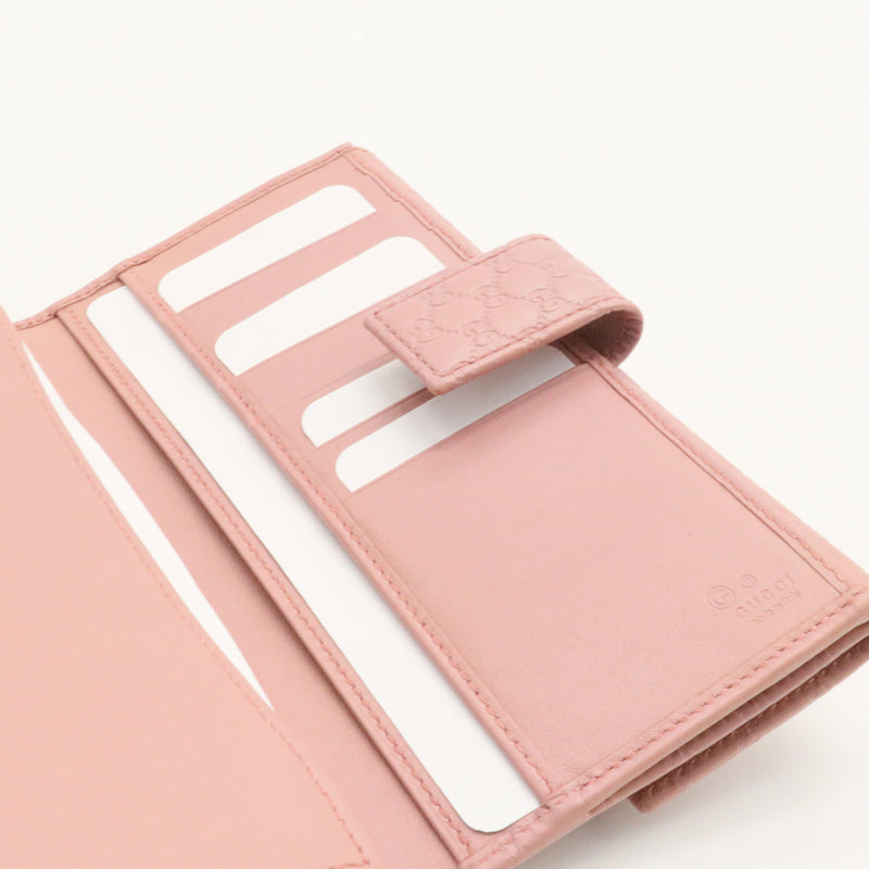 Microguccissima Continental Flap Wallet Soft Pink