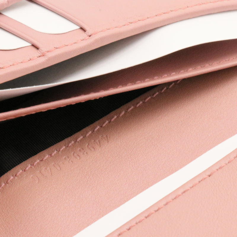 Microguccissima Continental Flap Wallet Soft Pink