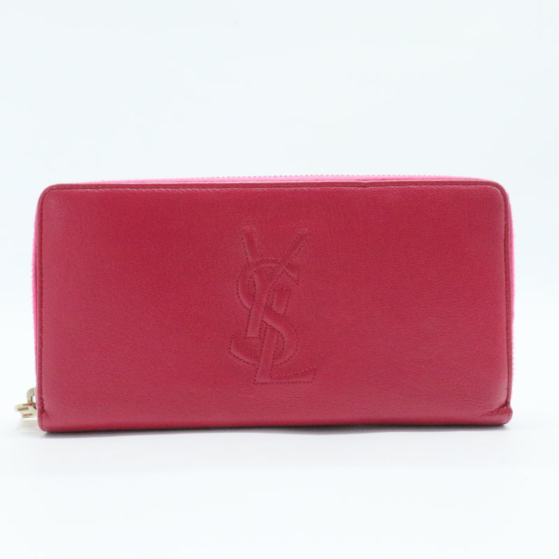 Classic Monogram Zip Around Leather Wallet