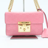 Padlock Shoulder Bag Guccissima Leather Small