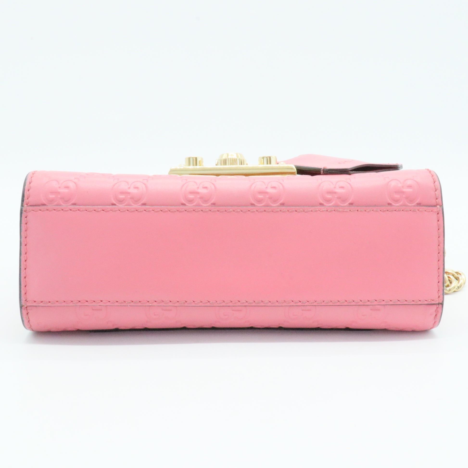 Padlock Shoulder Bag Guccissima Leather Small