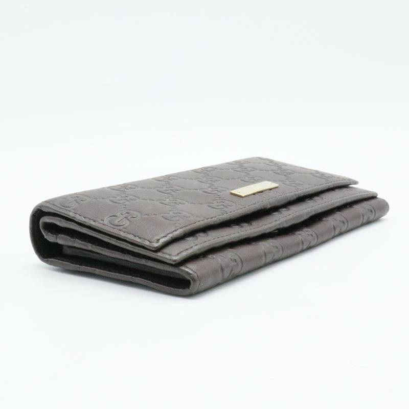 Continental Flap Wallet Guccissima Leather Long