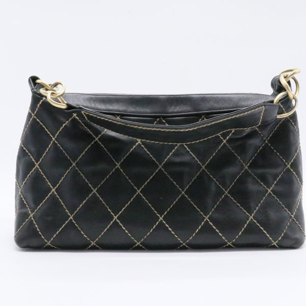 Surpique Zip Hobo Quilted Lambskin Small