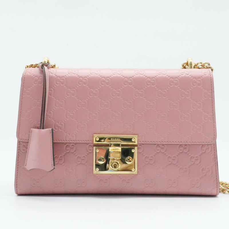 Padlock Shoulder Bag Guccissima Leather Medium