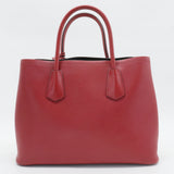 Cuir Double Tote Saffiano Leather Medium