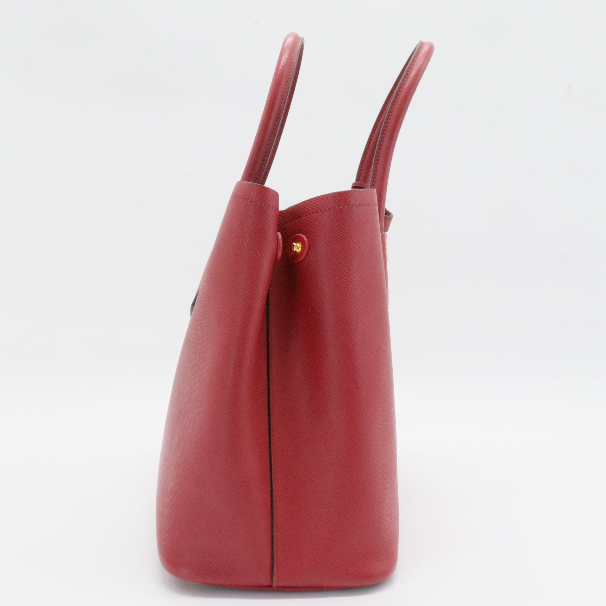 Cuir Double Tote Saffiano Leather Medium