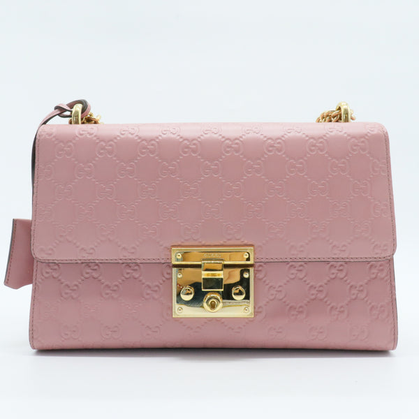 Padlock Shoulder Bag Guccissima Leather Medium