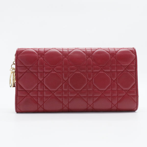 Lady Dior Croisiere Wallet Cannage Quilt Lambskin