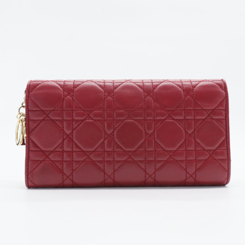 Lady Dior Croisiere Wallet Cannage Quilt Lambskin