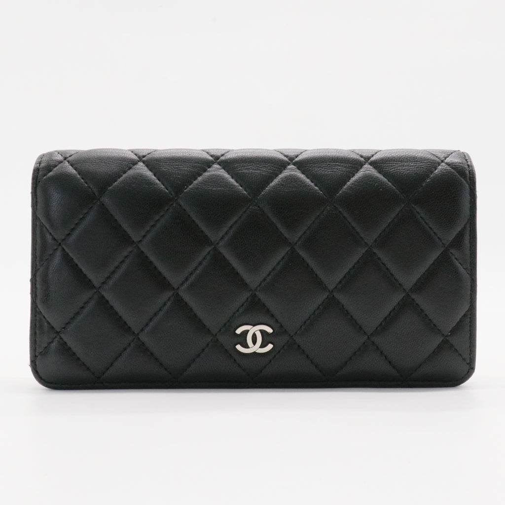 L-Yen Wallet Quilted Lambskin Long