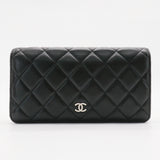 L-Yen Wallet Quilted Lambskin Long