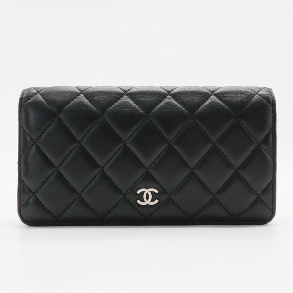 L-Yen Wallet Quilted Lambskin Long