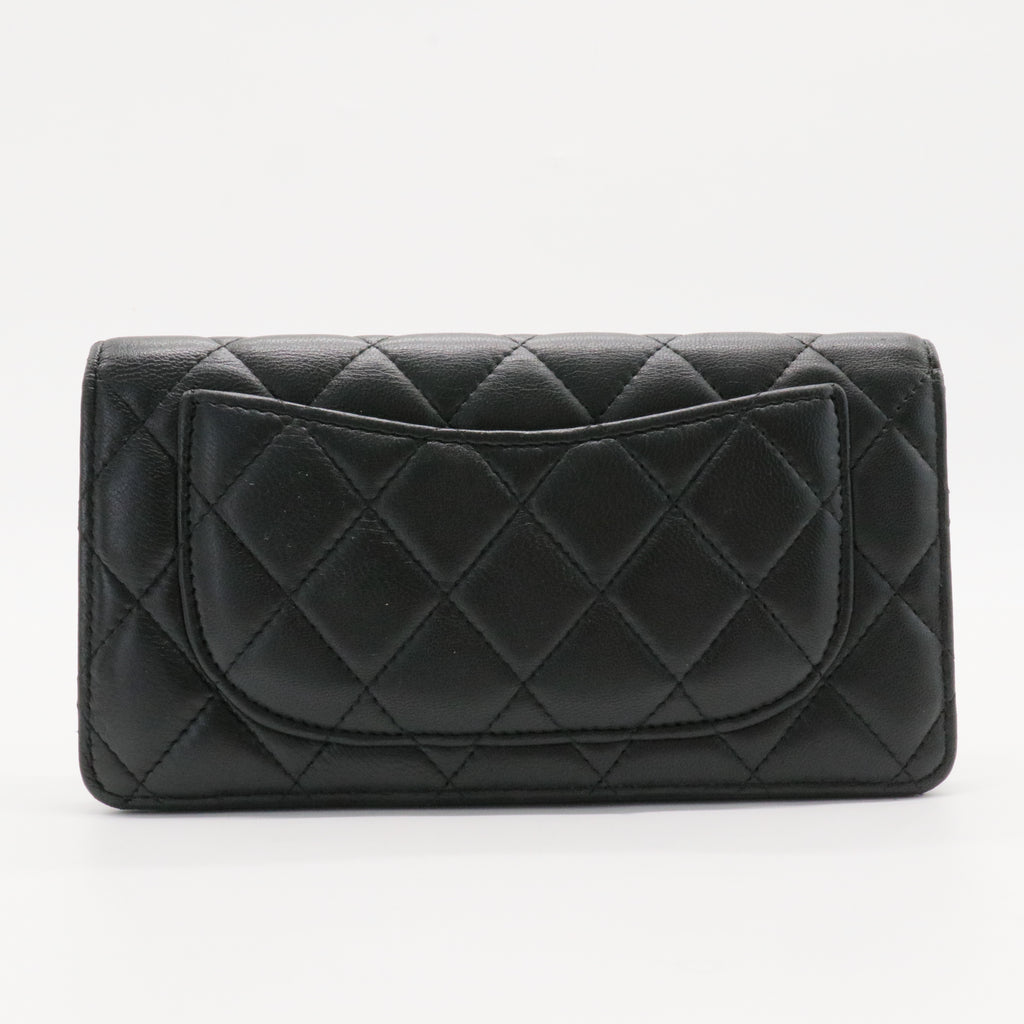 L-Yen Wallet Quilted Lambskin Long