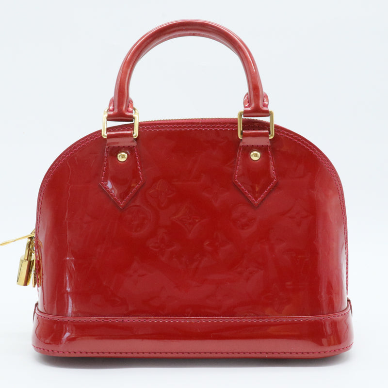 Alma Handbag Monogram Vernis BB