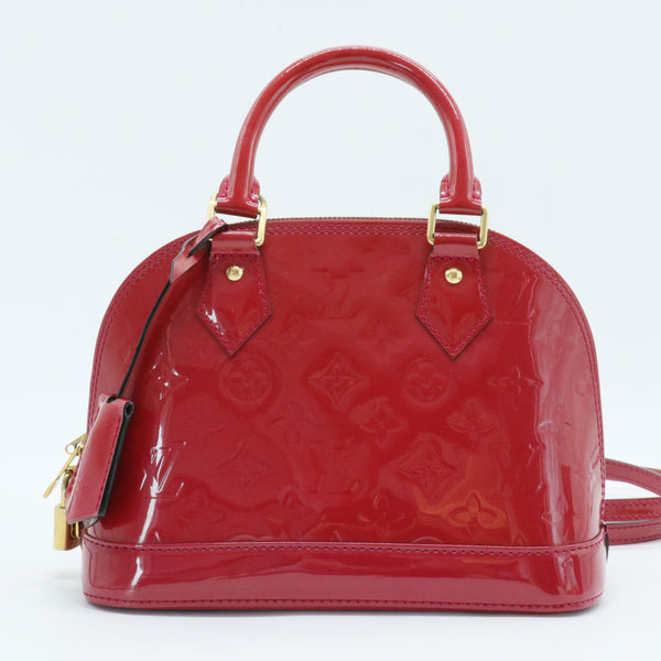 Alma Handbag Monogram Vernis BB