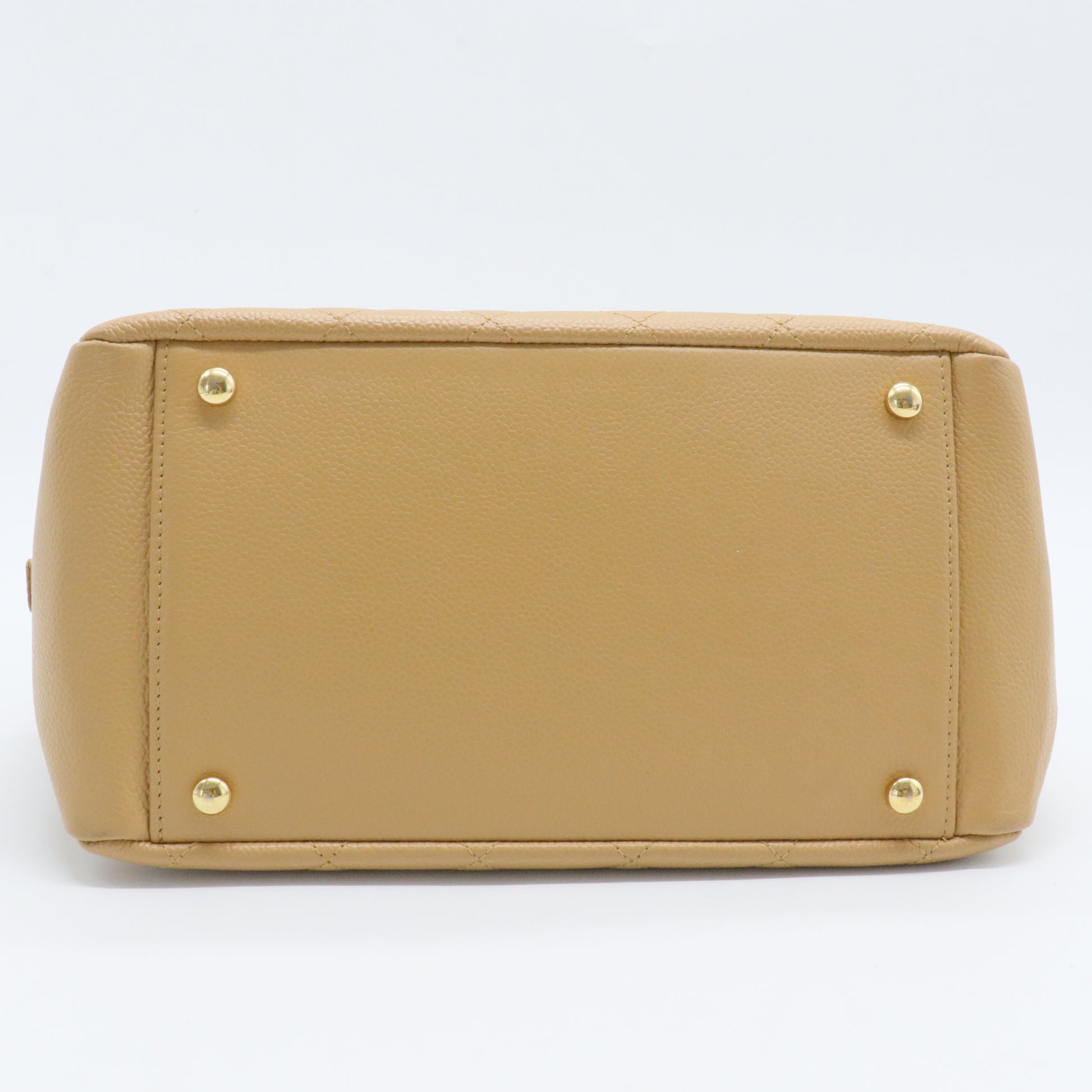 Petite Timeless Tote Quilted Caviar