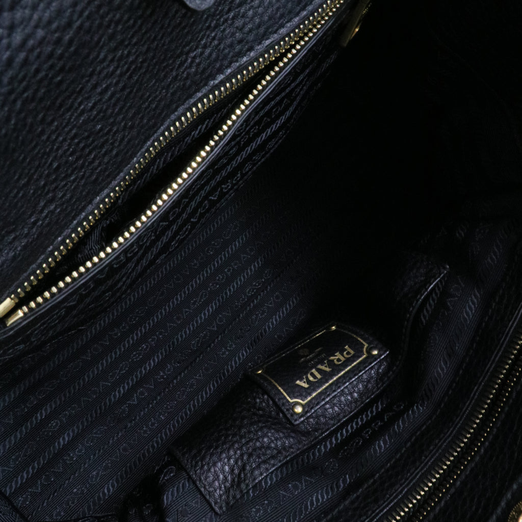 Front Pocket Wing Convertible Tote Vitello Daino