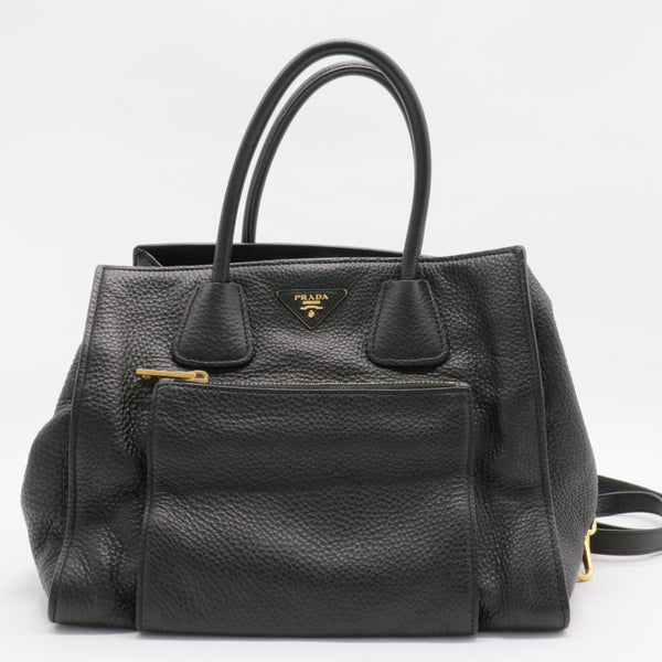 Front Pocket Wing Convertible Tote Vitello Daino