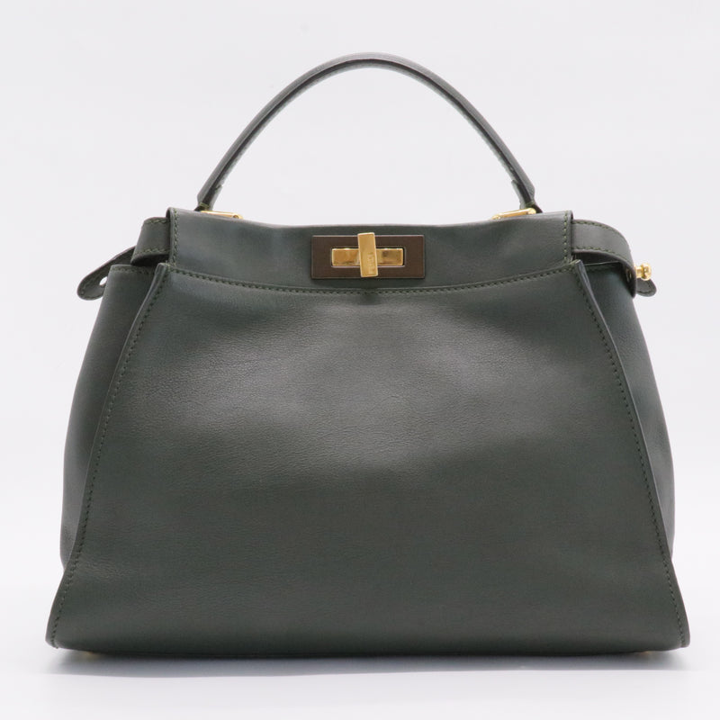 Peekaboo Bag Rigid Leather Regular