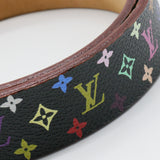 Ceinture Carre Belt Monogram Multicolor Thin 80