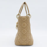 Lady Dior Bag Cannage Quilt Lambskin Medium