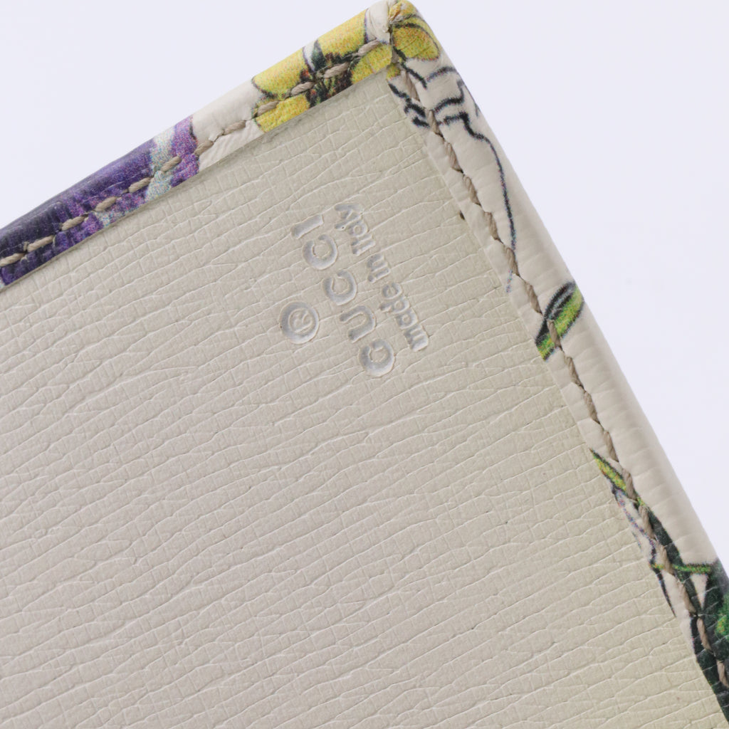 Continental Wallet Flora  Printed Leather
