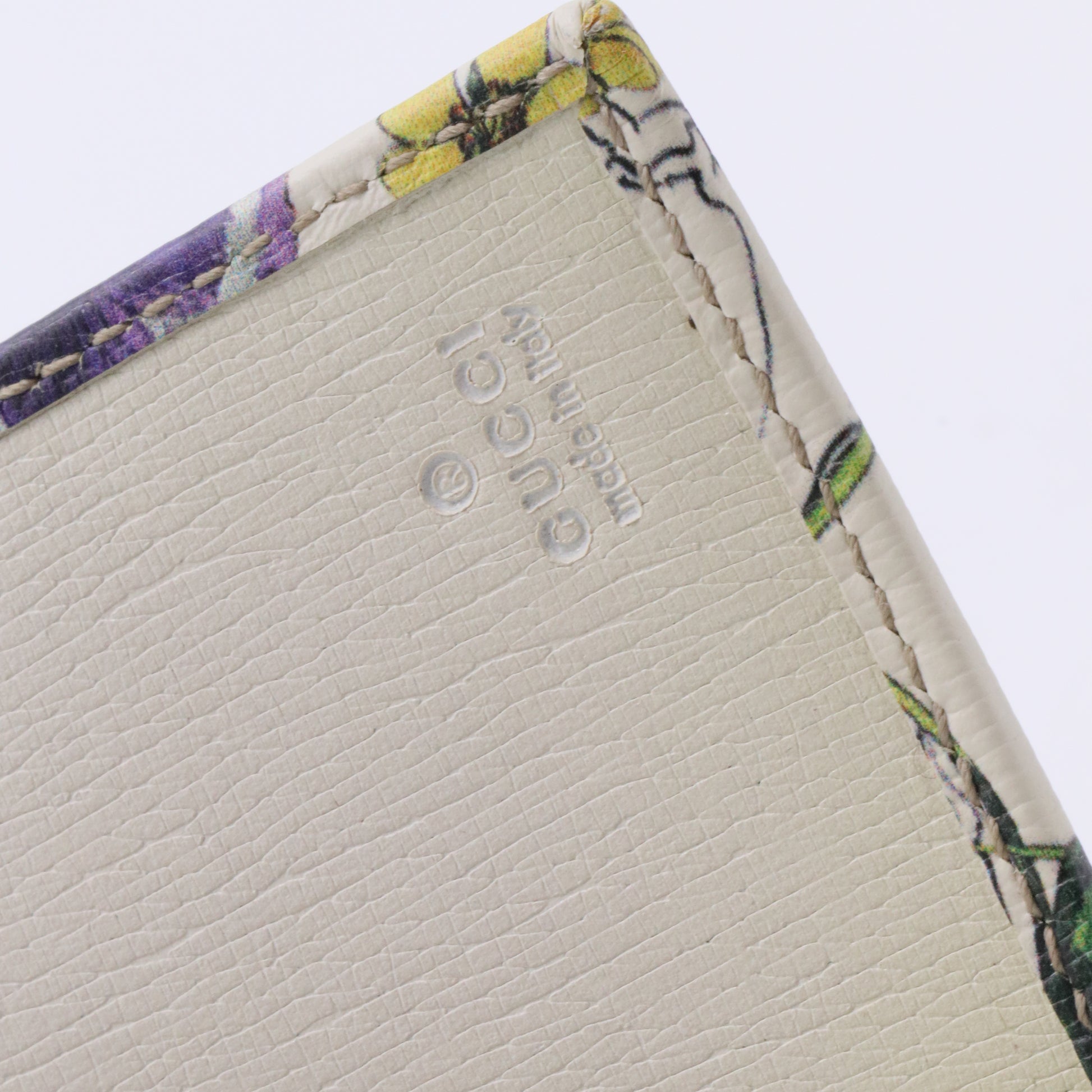 Continental Wallet Flora  Printed Leather