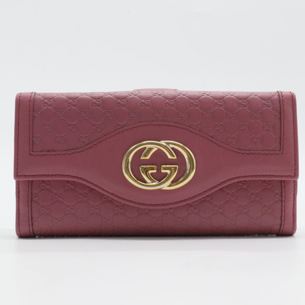 Microguccissima Sukey Continental Wallet Vintage