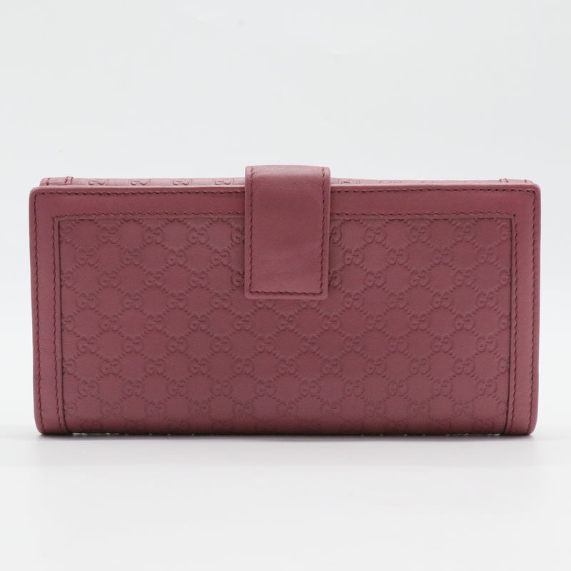 Microguccissima Sukey Continental Wallet Vintage