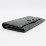 Soft Microguccissima Continental Wallet Black