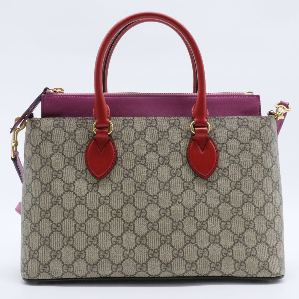 Linea A Convertible Tote GG Coated Canvas Small
