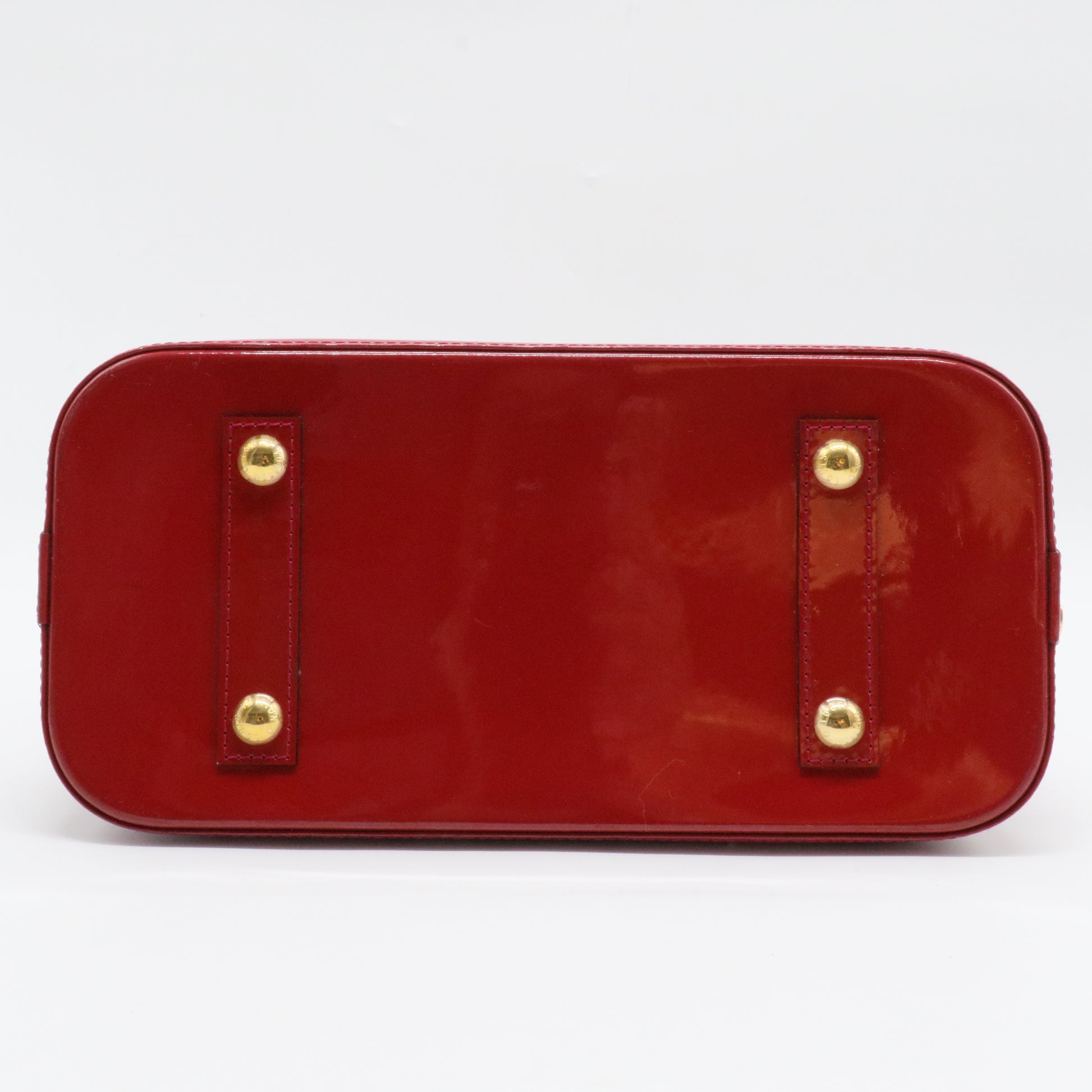 Alma Handbag Monogram Vernis PM