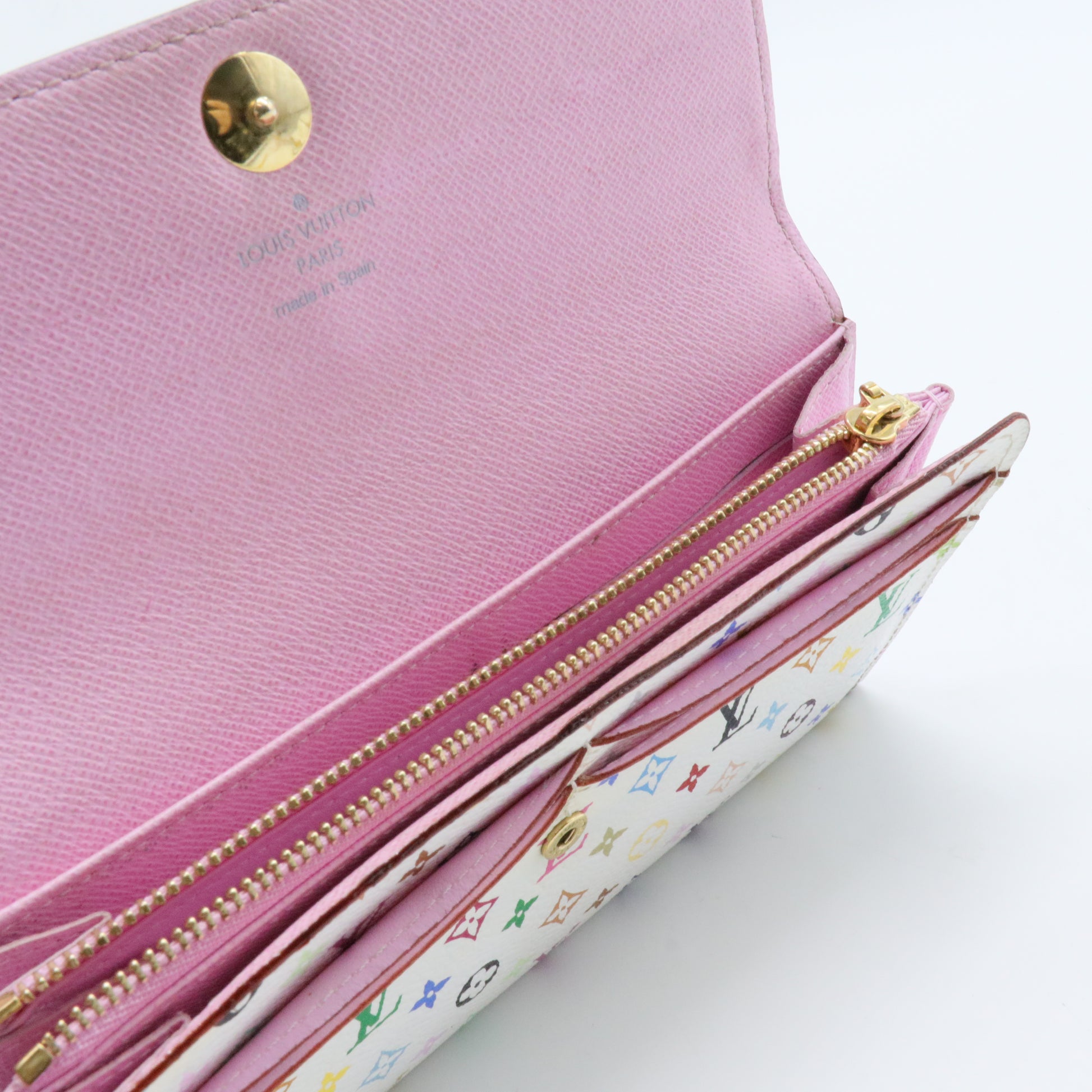 Monogram Multicolore Sarah Wallet long wallets